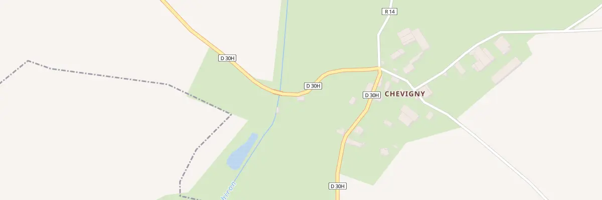 Plan du 1 Rue de Noiron sur Beze (Chevig à Bèze
