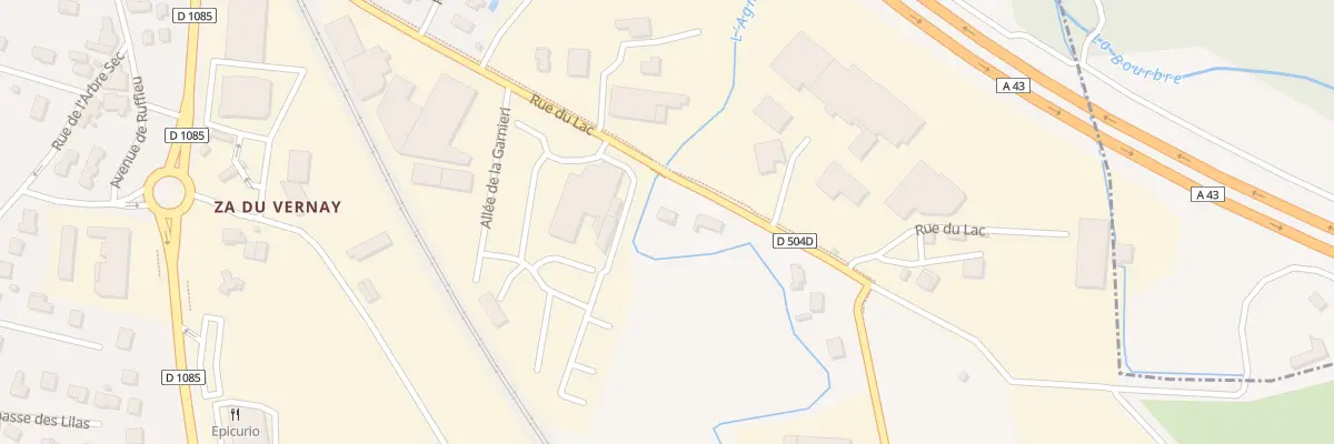 Plan du 306 Rue du Lac à Nivolas-Vermelle