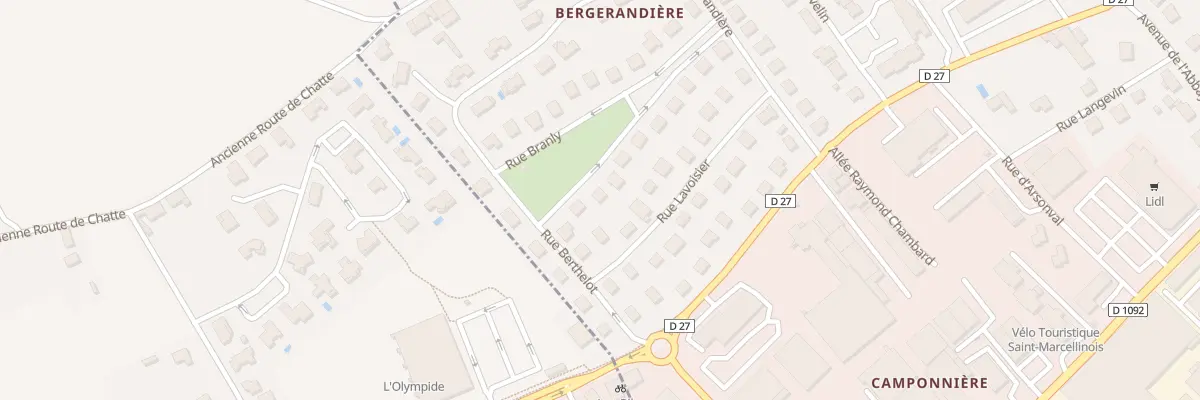 Plan du 17 Rue Branly à Saint-Marcellin