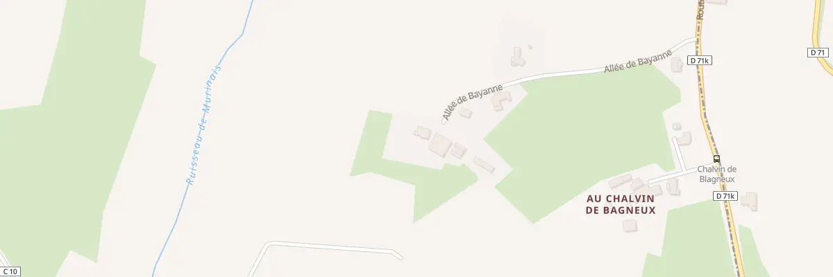 Plan du 360 All de Bayanne à Chevrières