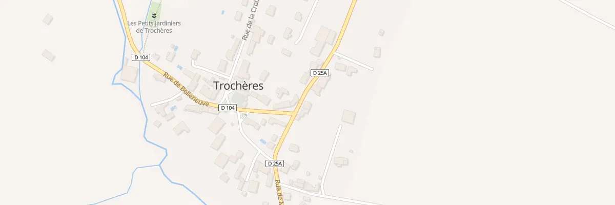 Plan du 12 Rue de Mirebeau à Trochères