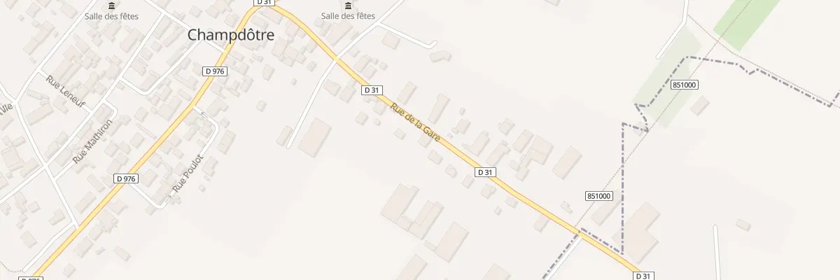 Plan du 18 Rue de la Gare à Champdôtre