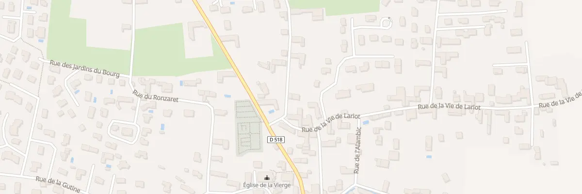 Plan du 6 Rue des Marguets à Brézins
