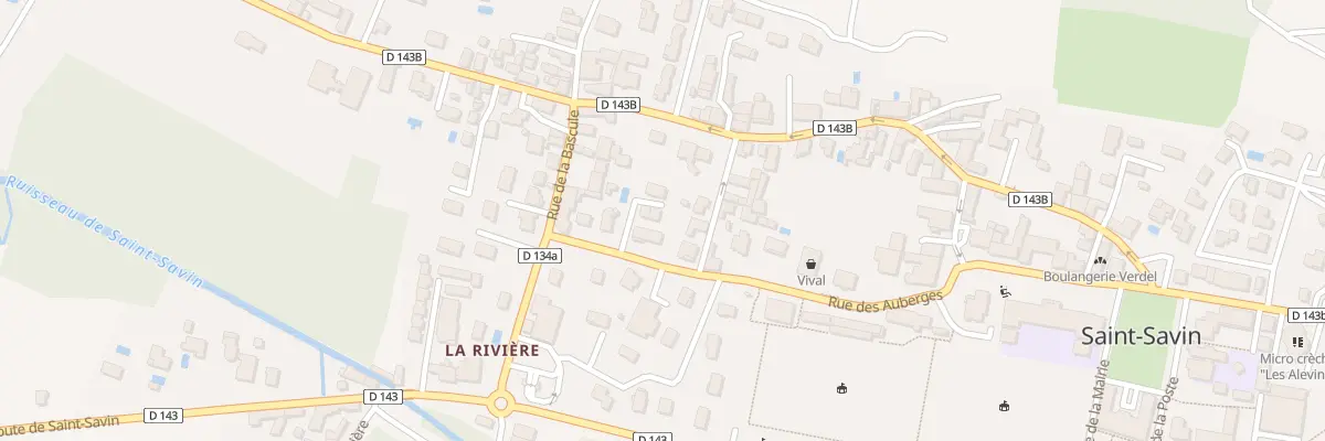 Plan du 404C Rue des Auberges à Saint-Savin