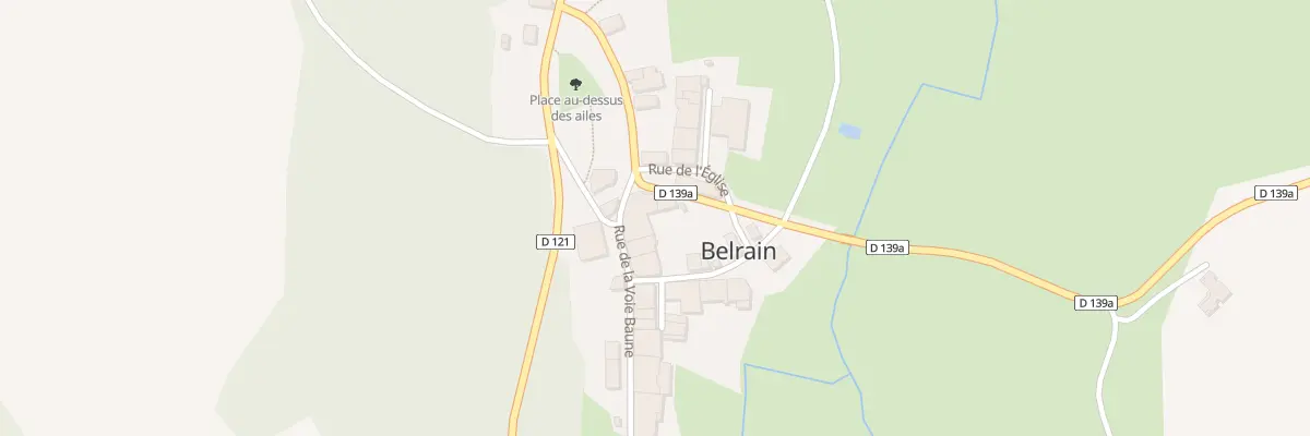 Plan du 1 Rue de la Voie de Baune à Belrain
