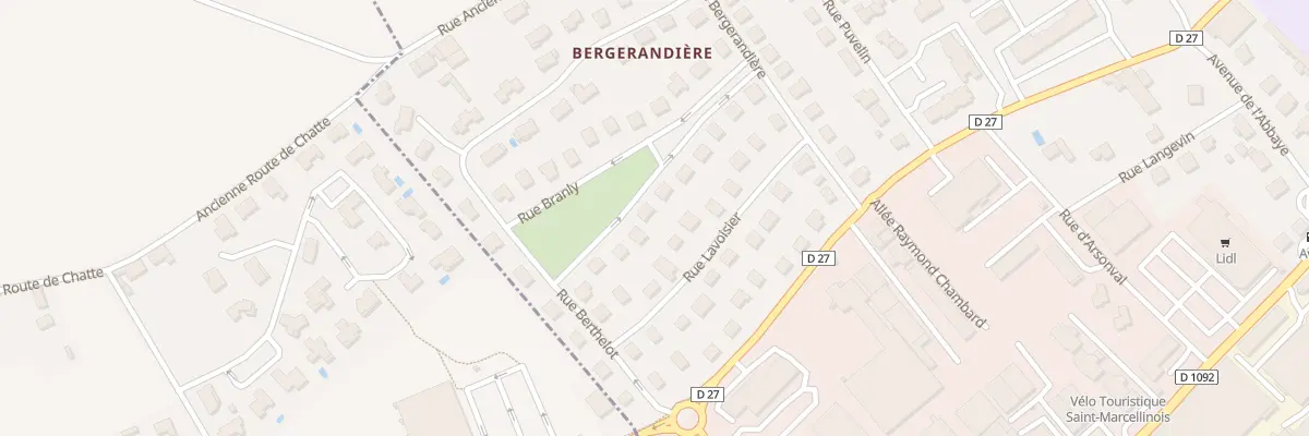 Plan du 13 Rue Branly à Saint-Marcellin