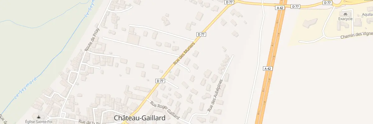 Plan du 216 Rue des Mûriers à Château-Gaillard