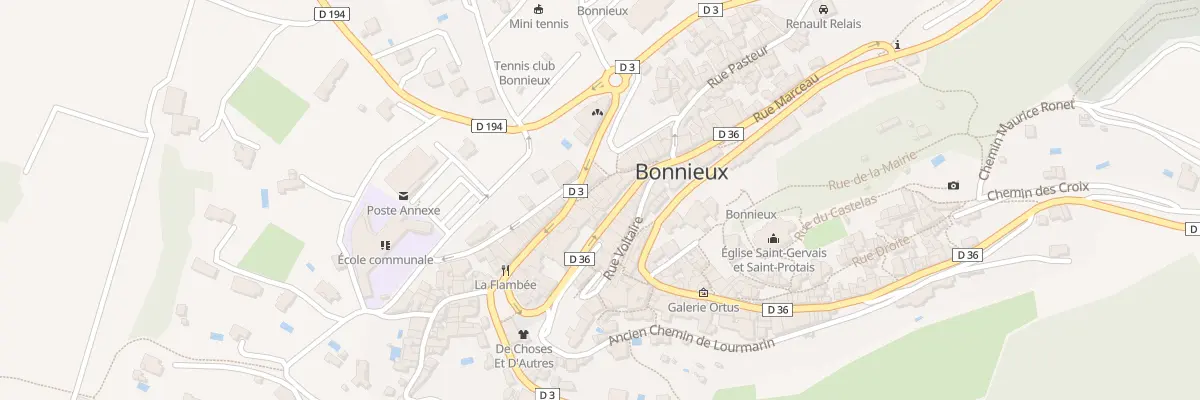 Plan du 6142 Rue Jean Baptiste Aurard à Bonnieux