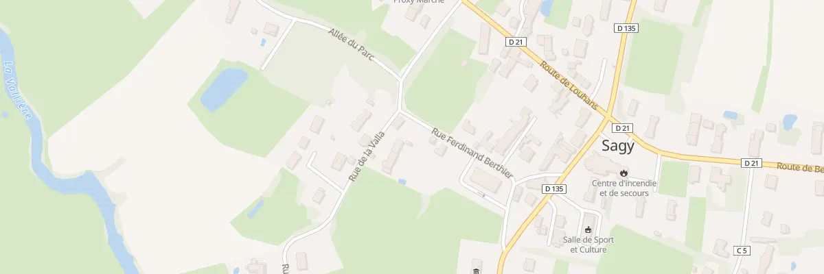 Plan du 175 Rue de la Valla à Sagy