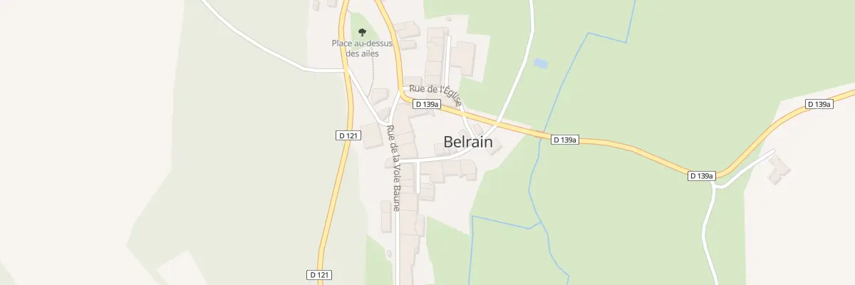 Plan du 3 Rue de la Voie de Baune à Belrain