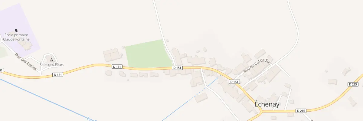 Plan du 1 Rue de Chatet à Échenay