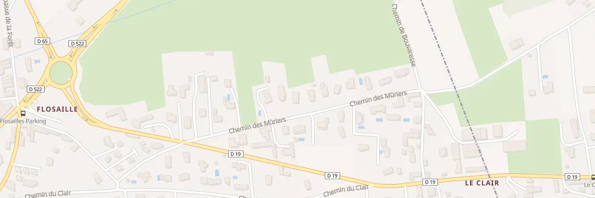 Plan du 195 Che des Mûriers à Saint-Savin