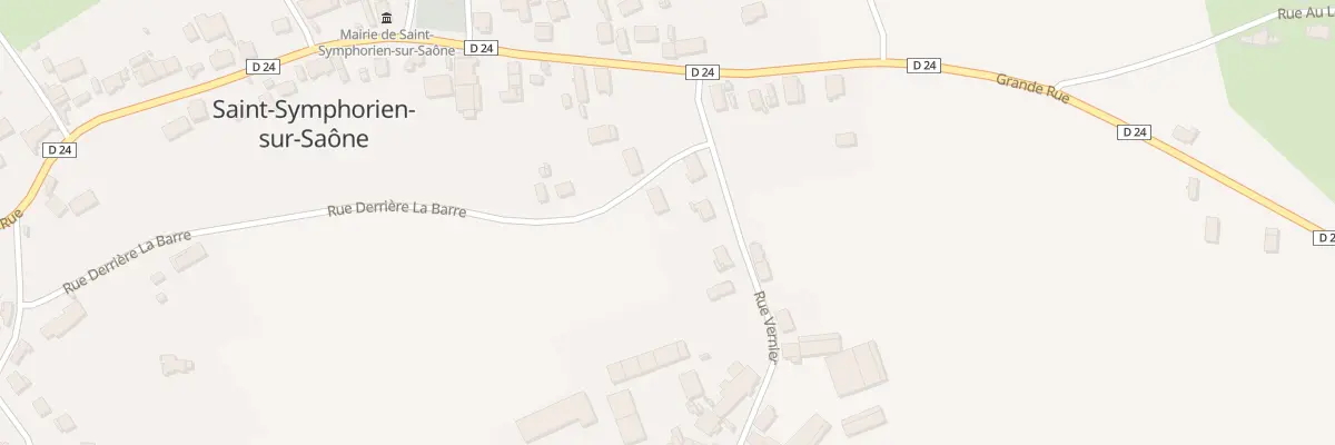 Plan du 1 Rue Derriere la Barre à Saint-Symphorien-sur-Saône