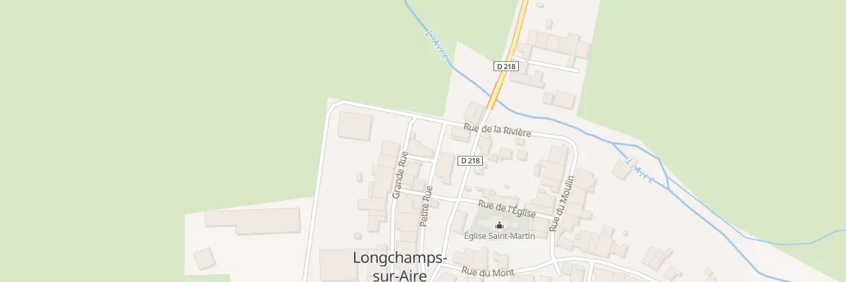 Plan du 15 Ptr La Petite Rue à Longchamps-sur-Aire