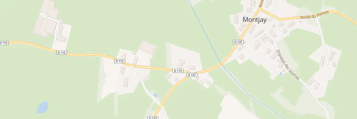 Plan du 26 Rte de la Chaux à Montjay