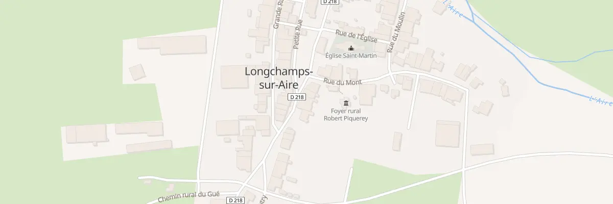 Plan du 9 Rue Saint Paul à Longchamps-sur-Aire