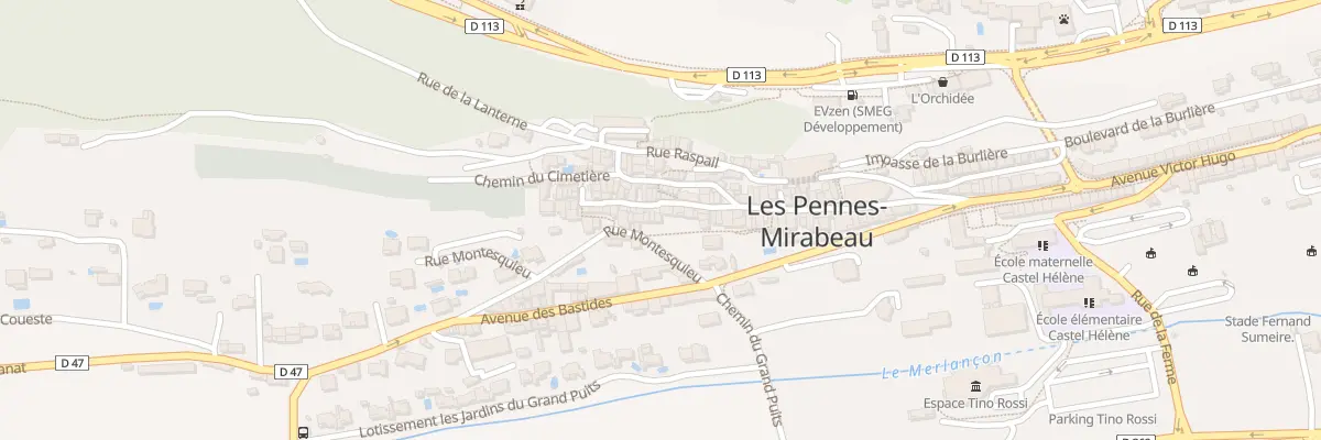 Plan du 17 Rue Denis Diderot aux Pennes-Mirabeau
