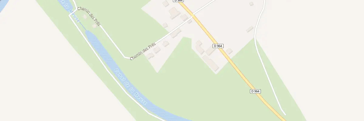 Plan du 8 Rte Nationale à Brabant-sur-Meuse