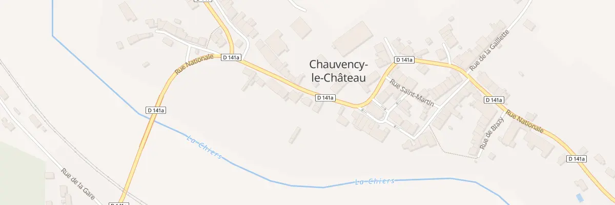 Plan du 39 Rue Nationale à Chauvency-le-Château