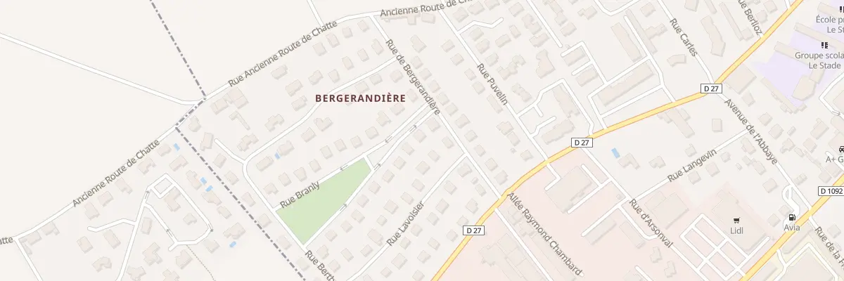 Plan du 3 Rue Branly à Saint-Marcellin