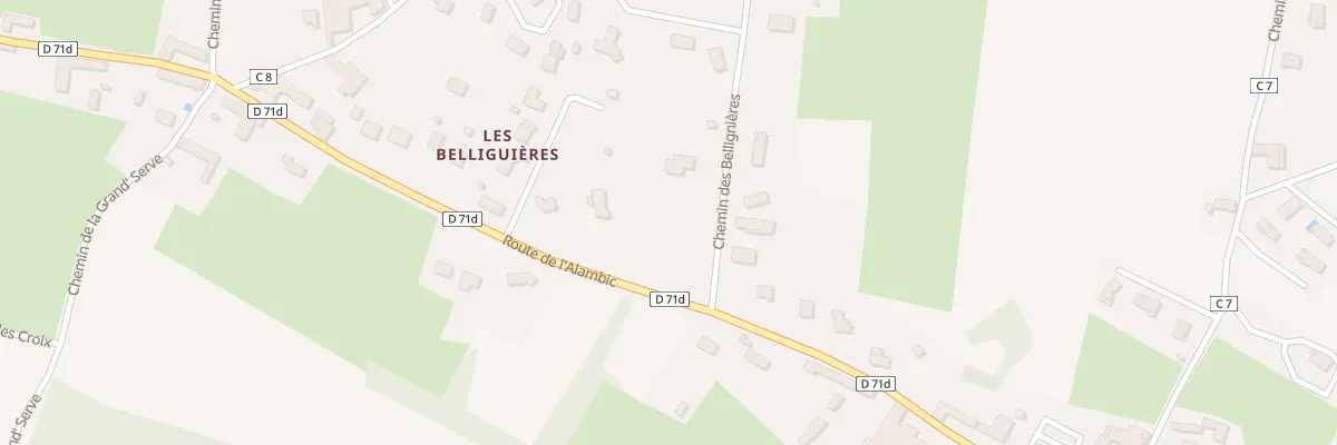 Plan du 330 Rte de l’Alambic à Mottier