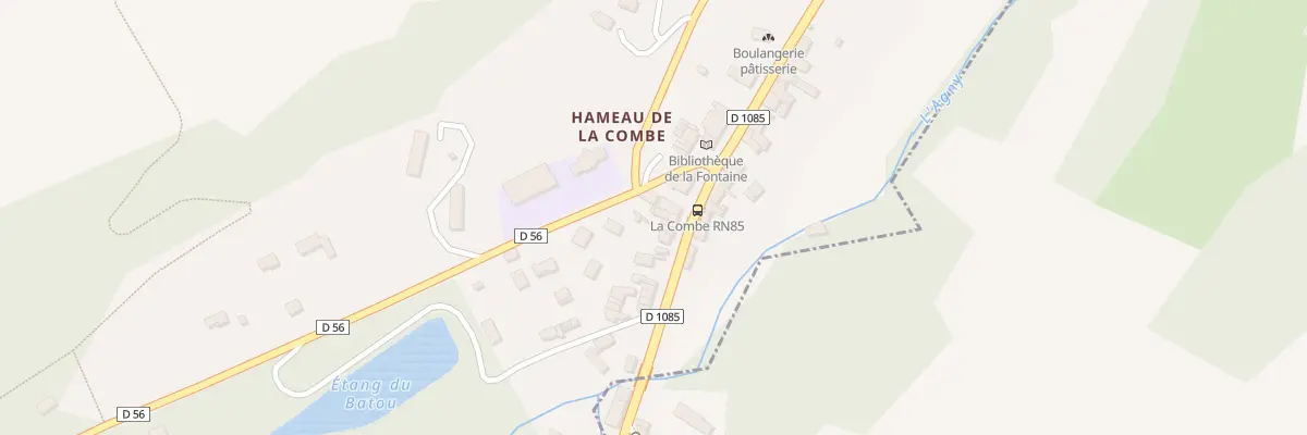 Plan du 1640 N Nationale 85 aux Éparres