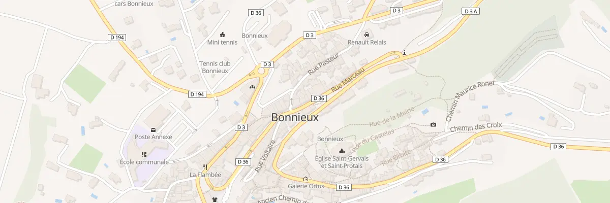 Plan du 3 Rue Marceau à Bonnieux