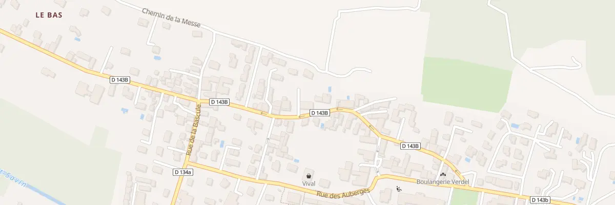 Plan du 2 Imp des Fleurs à Saint-Savin