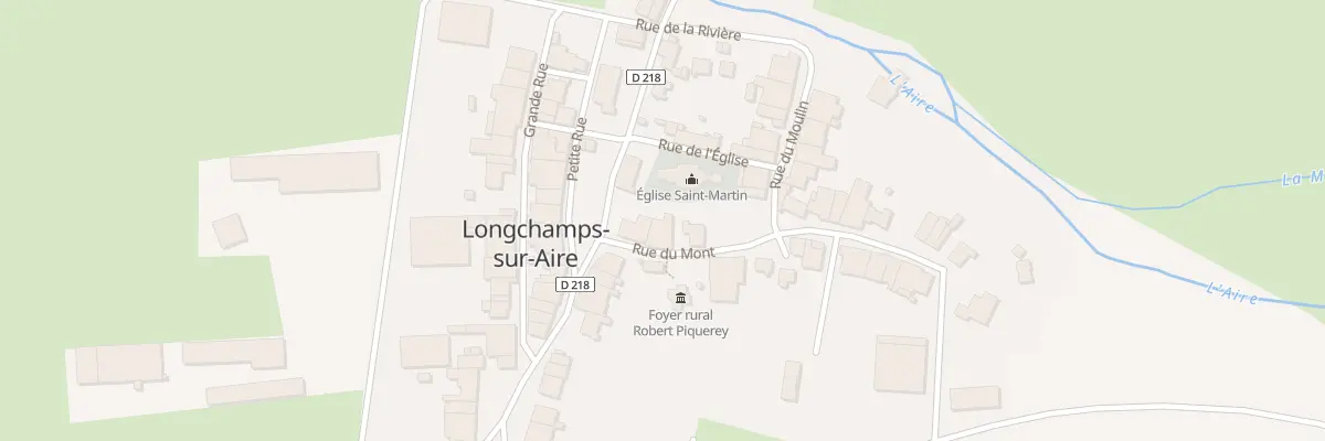 Plan du 3 Rue du Mont à Longchamps-sur-Aire
