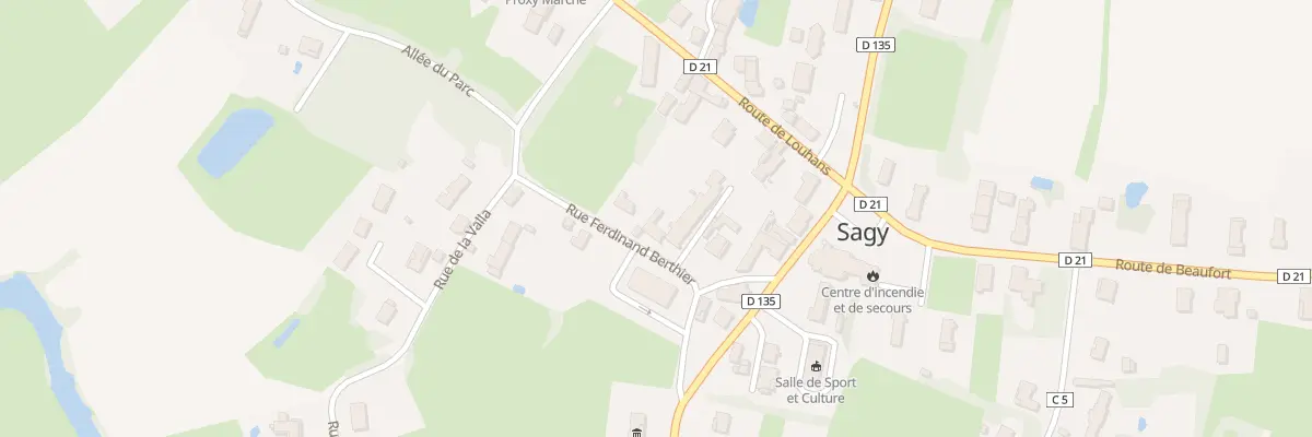 Plan du 96 Rue Ferdinand Berthier à Sagy