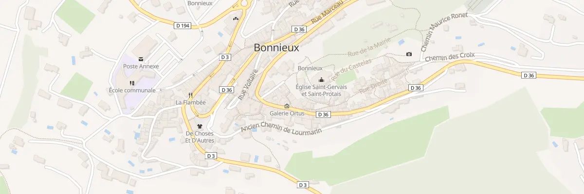 Plan du 5294 Rue Francois Julien à Bonnieux