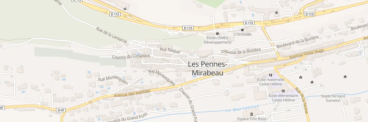 Plan du 2B Rue du Souvenir aux Pennes-Mirabeau