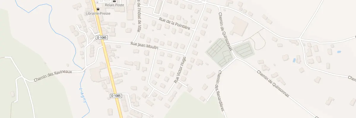 Plan du 174 Rue Victor Hugo à Nivolas-Vermelle