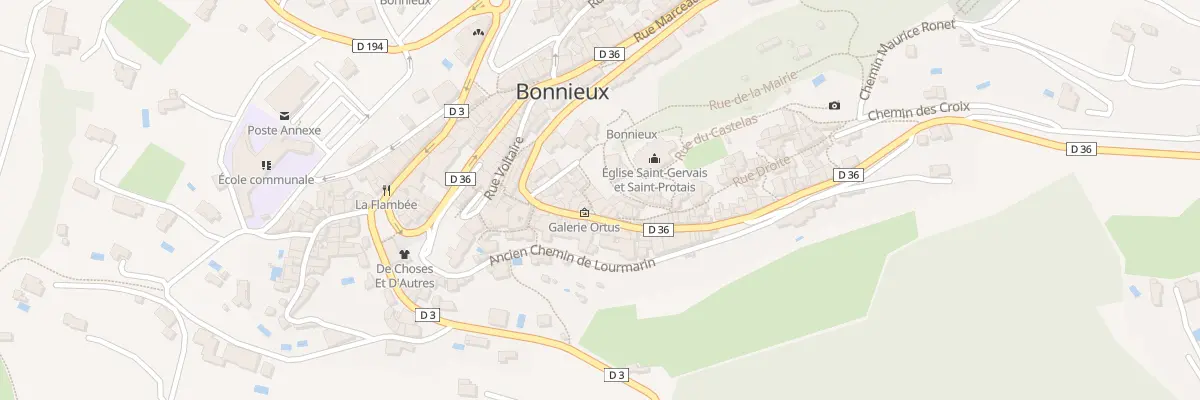 Plan du 5295 Rue Francois Julien à Bonnieux