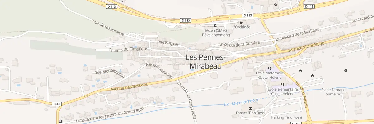 Plan du 37 Rue de la République aux Pennes-Mirabeau