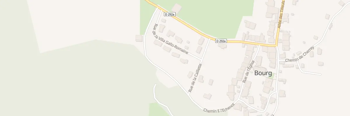 Plan du 3 Rue de la Villa Galloromaine à Bourg