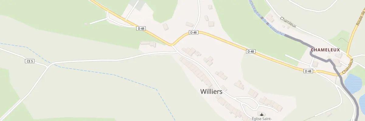 Plan du 1 Rue de l’Ancien Lavoir à Williers