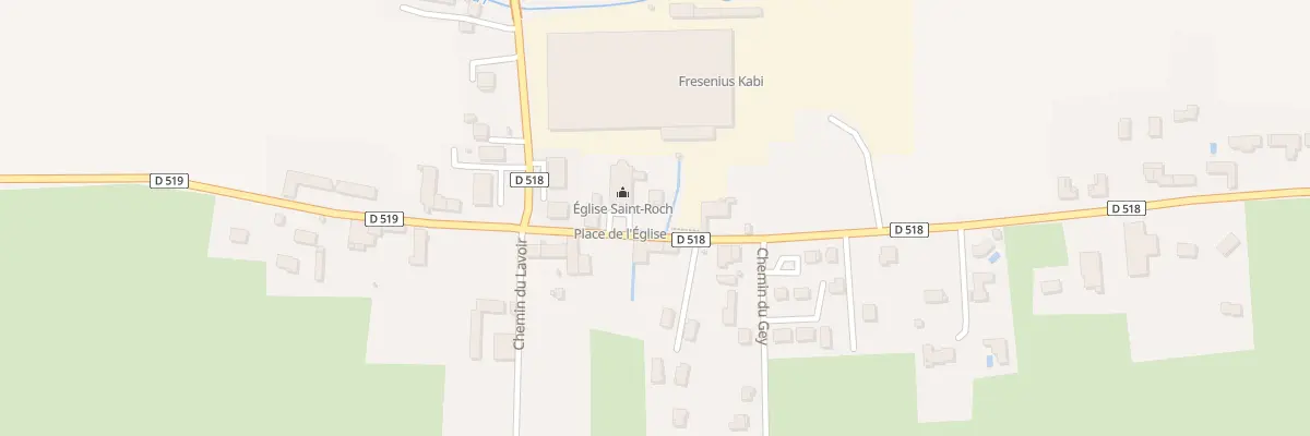 Plan du 4 Pl de l’Eglise à Brézins