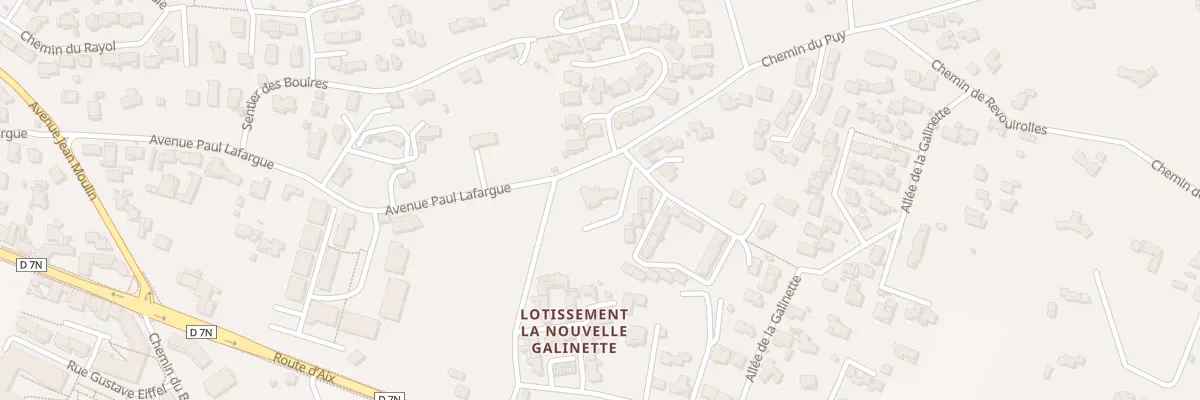 Plan du 245 Che du Puy à Saint-Cannat