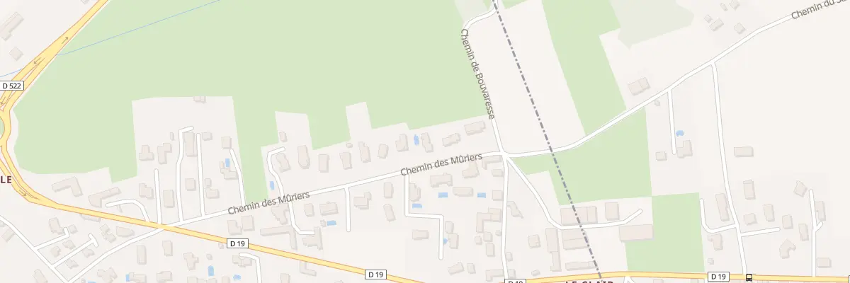 Plan du 325 Che des Mûriers à Saint-Savin