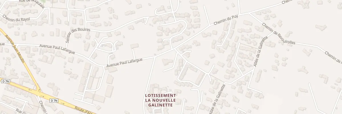 Plan du 282 Che du Puy à Saint-Cannat