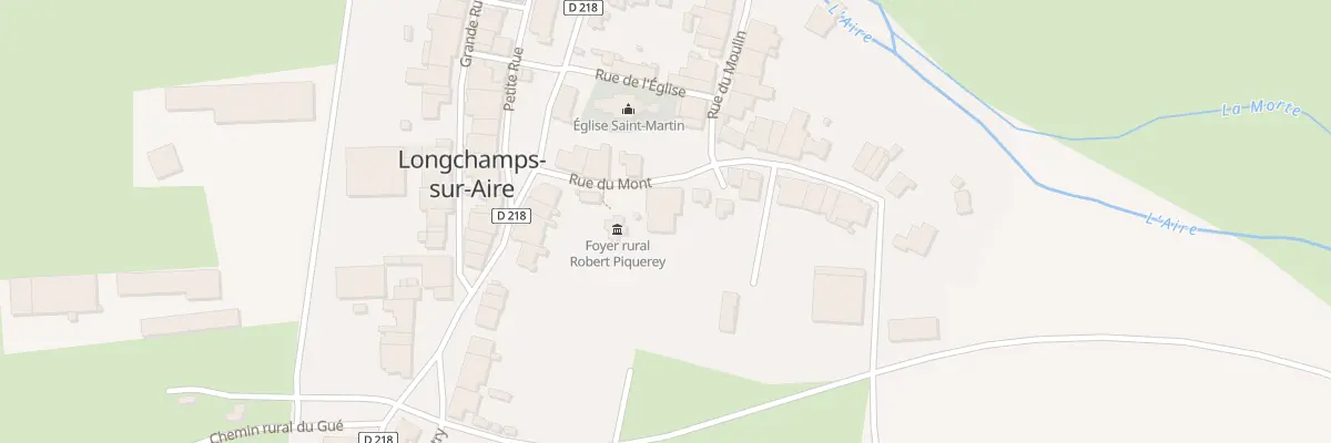 Plan du 6 Rue du Mont à Longchamps-sur-Aire