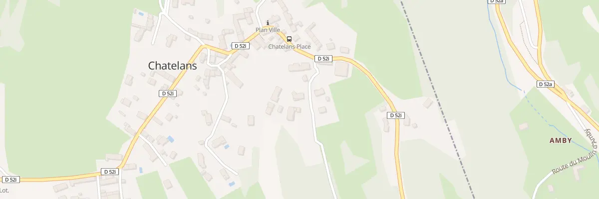Plan du 52 Imp de la Fontaine à Annoisin-Chatelans