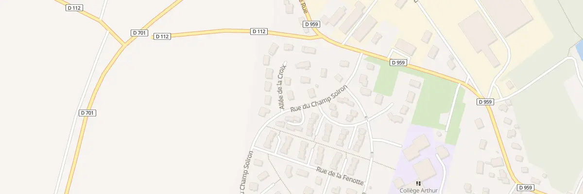 Plan du 2 La Croix Joliot à Mirebeau-sur-Bèze