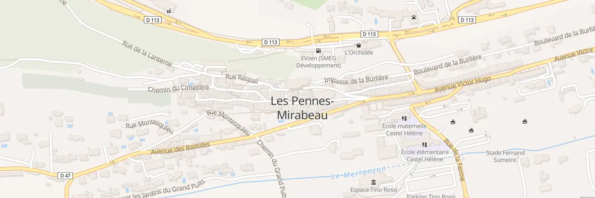 Plan du 10A Rue de la République aux Pennes-Mirabeau