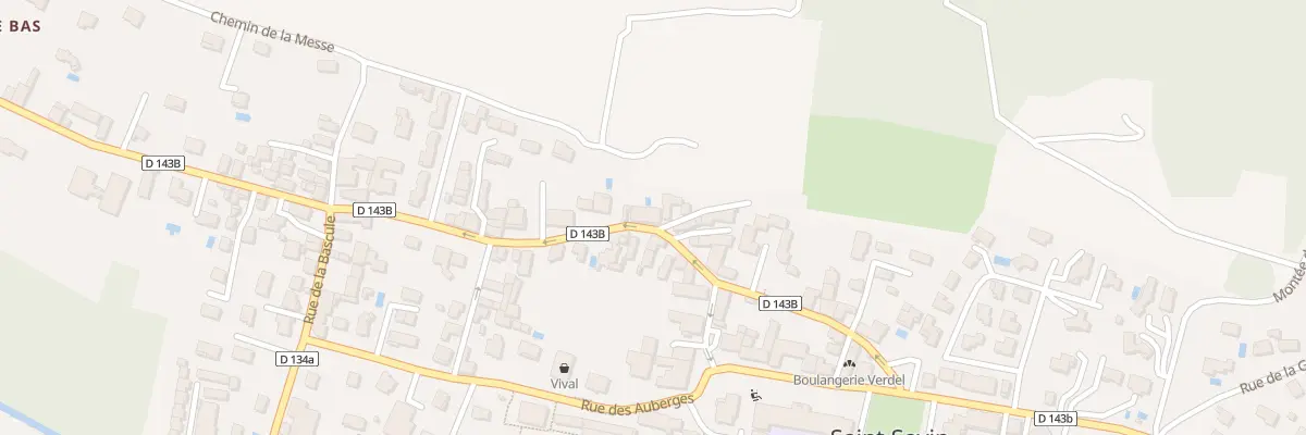 Plan du 230 Rue des Tilleuls à Saint-Savin