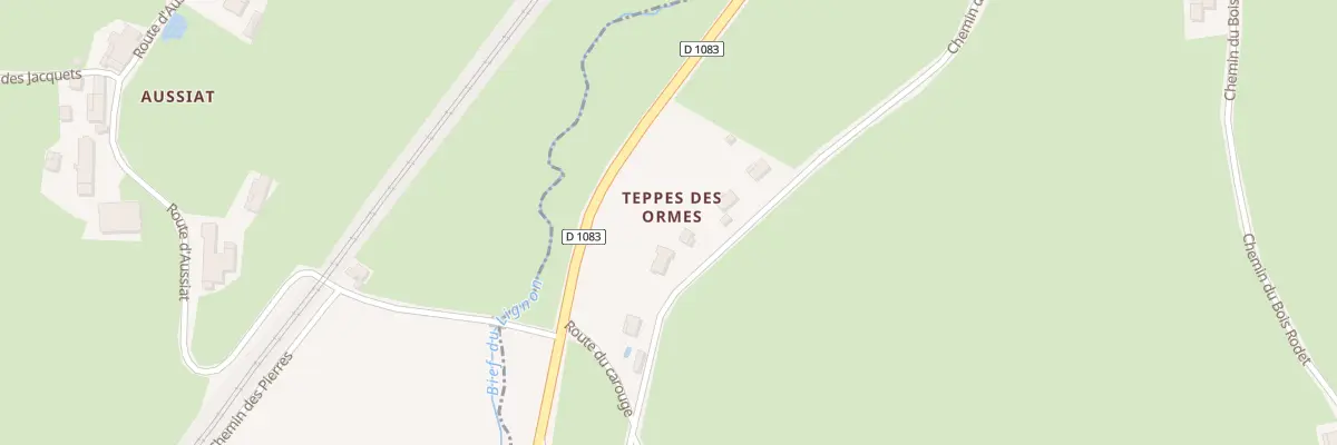 Plan du 157 Che de la Teppe des Ormes à Villemotier