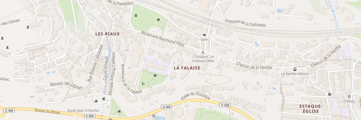 Plan du 5 Bd de la Falaise à Marseille 16e Arrondissement