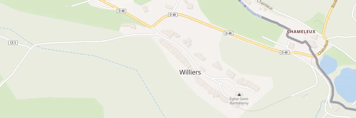 Plan du 15 Rue de l’Ancien Lavoir à Williers