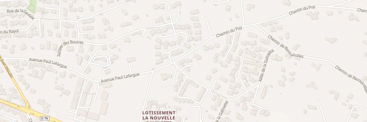 Plan du 305 Che du Puy à Saint-Cannat